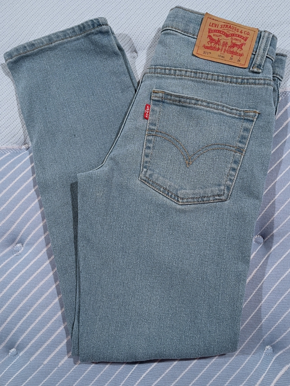 Boy's Levi's 511 Light Wash Jeans